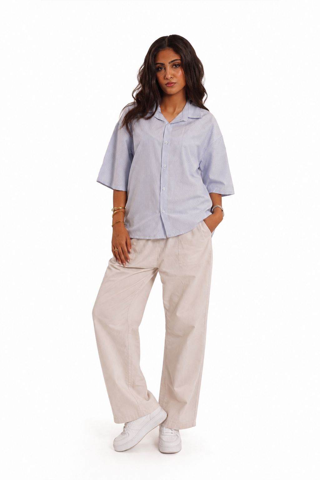 BABY BLUE CLASSIC POPLIN SHIRT