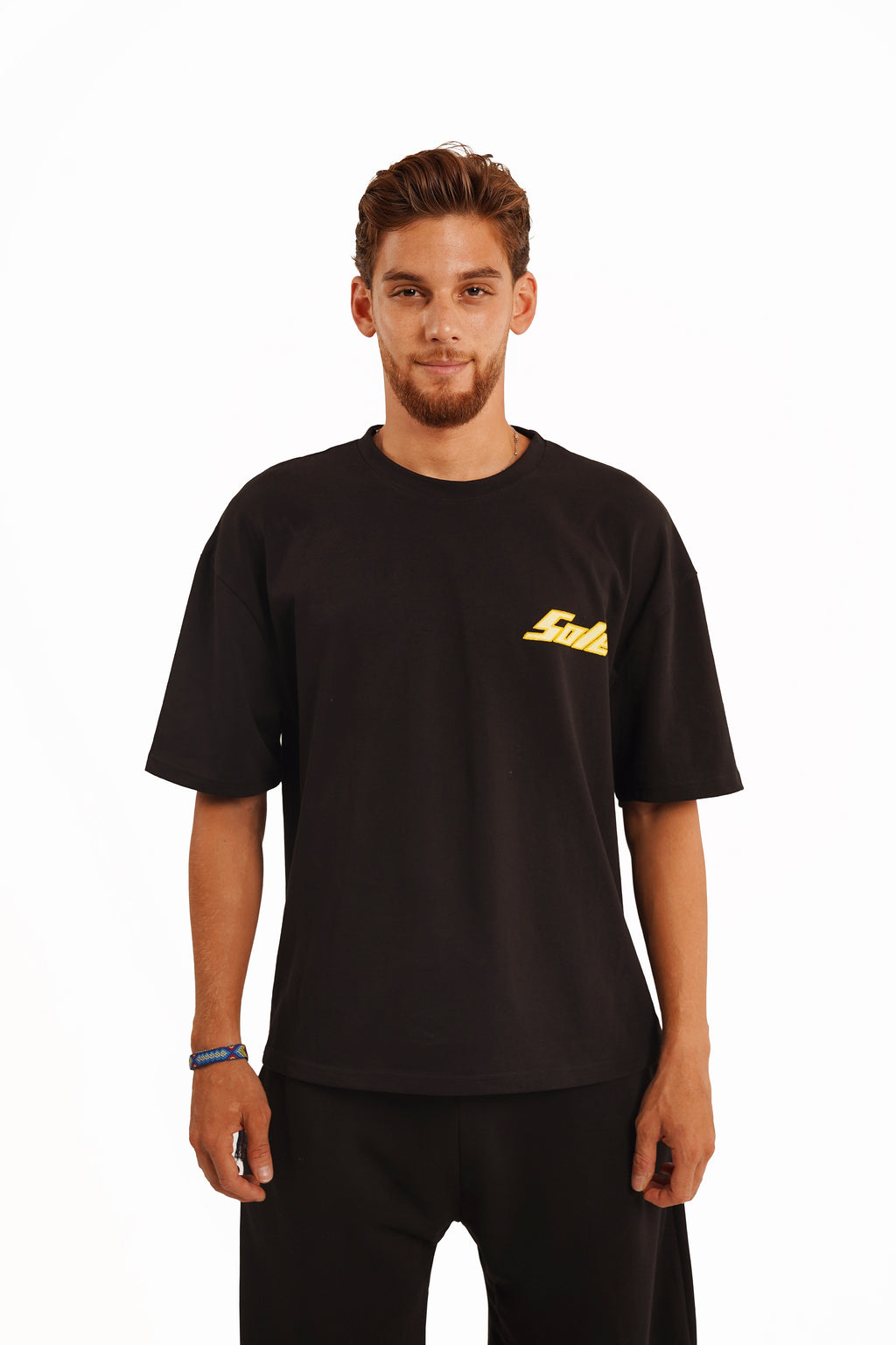 Black HEAVYWEIGHT COTTON T-SHIRT