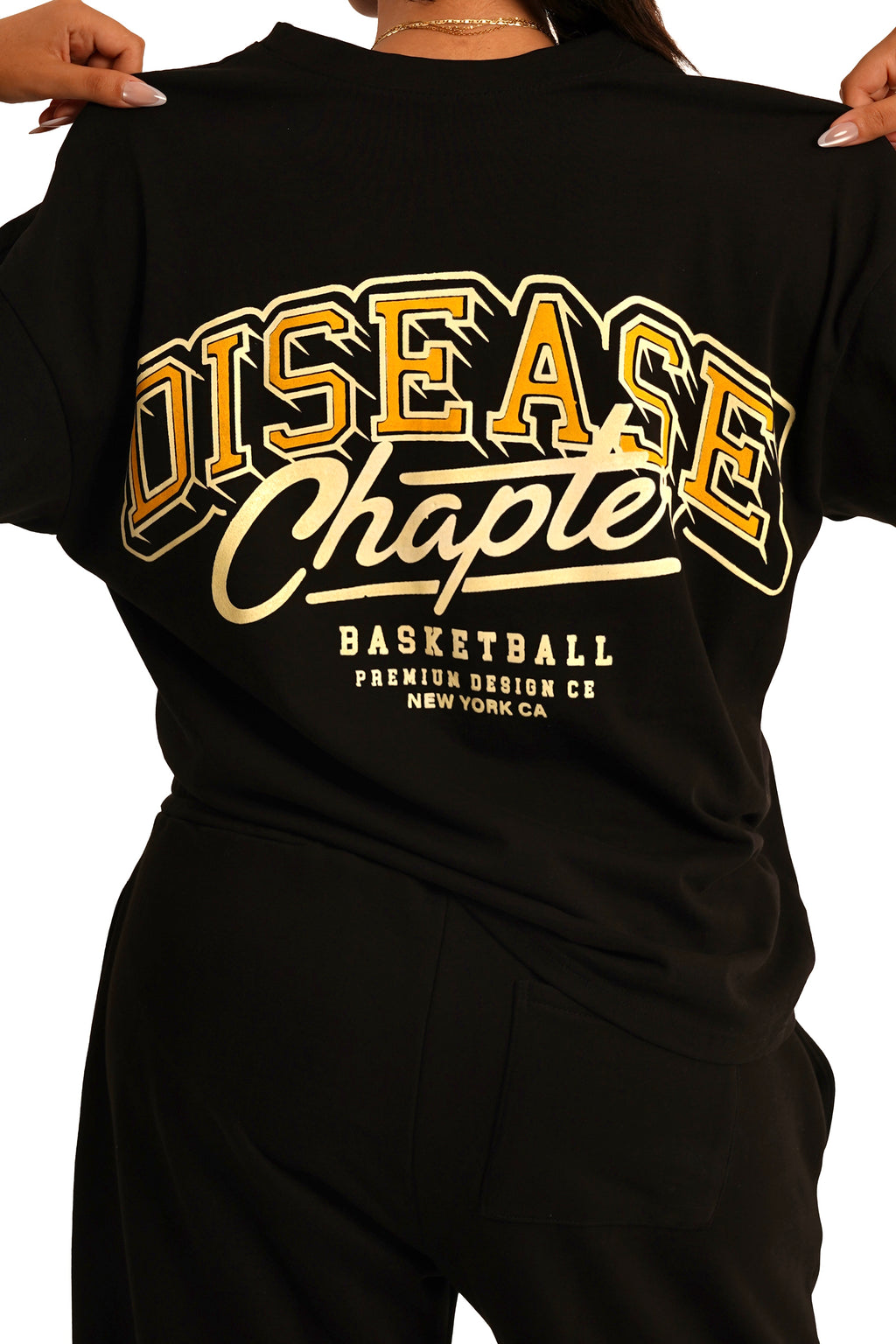 Black HEAVYWEIGHT COTTON T-SHIRT