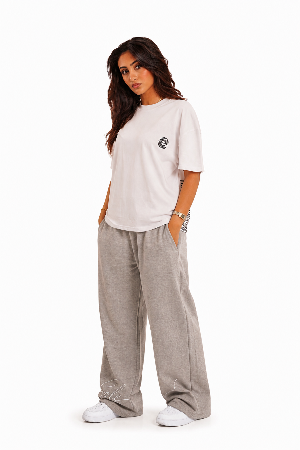 GRAY FRENCH TERRY PANTS