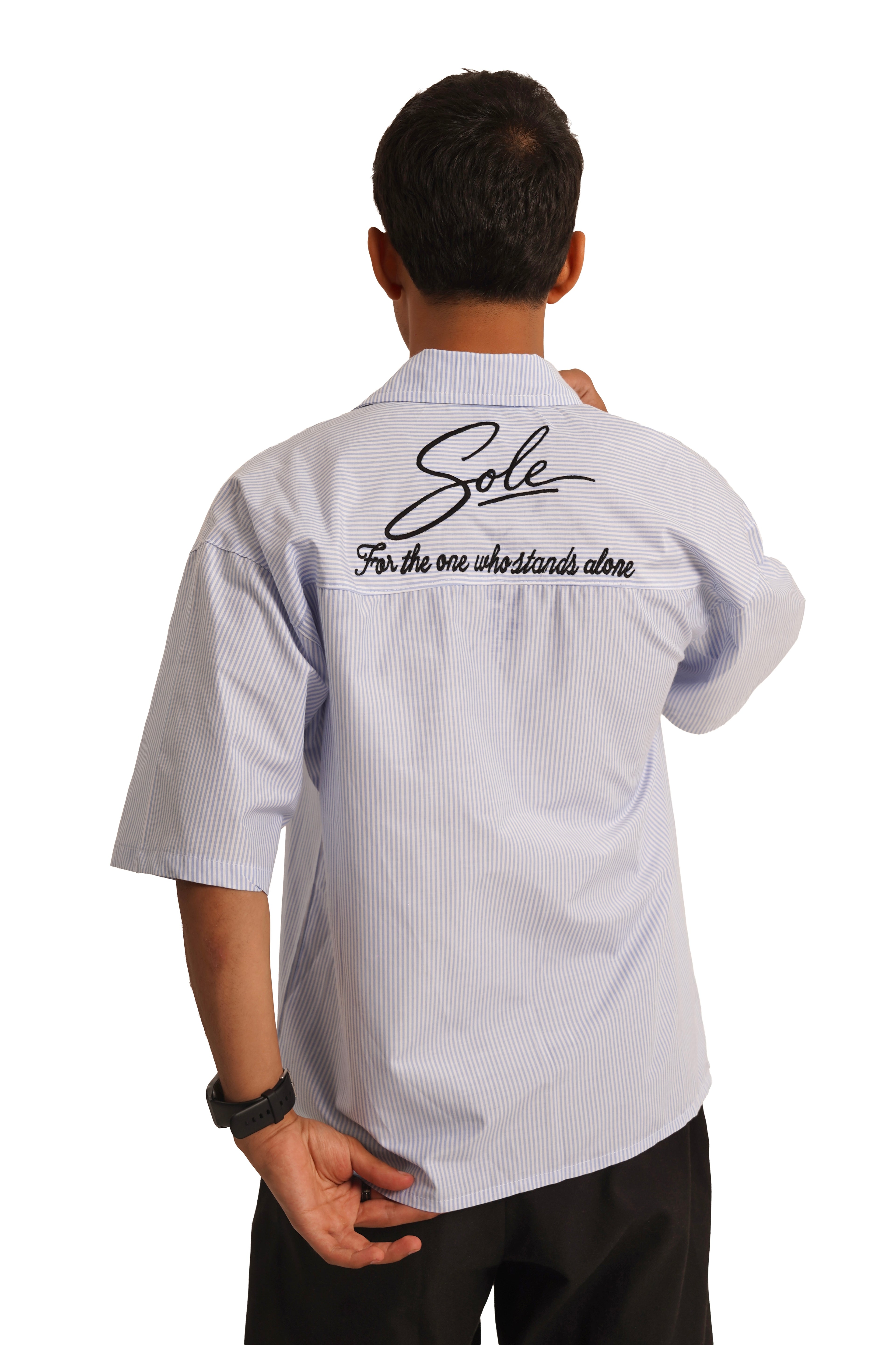 BABY BLUE CLASSIC POPLIN SHIRT