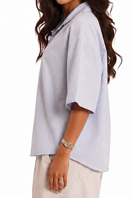 BABY BLUE CLASSIC POPLIN SHIRT