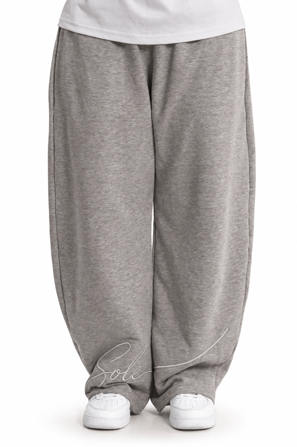 GRAY FRENCH TERRY PANTS
