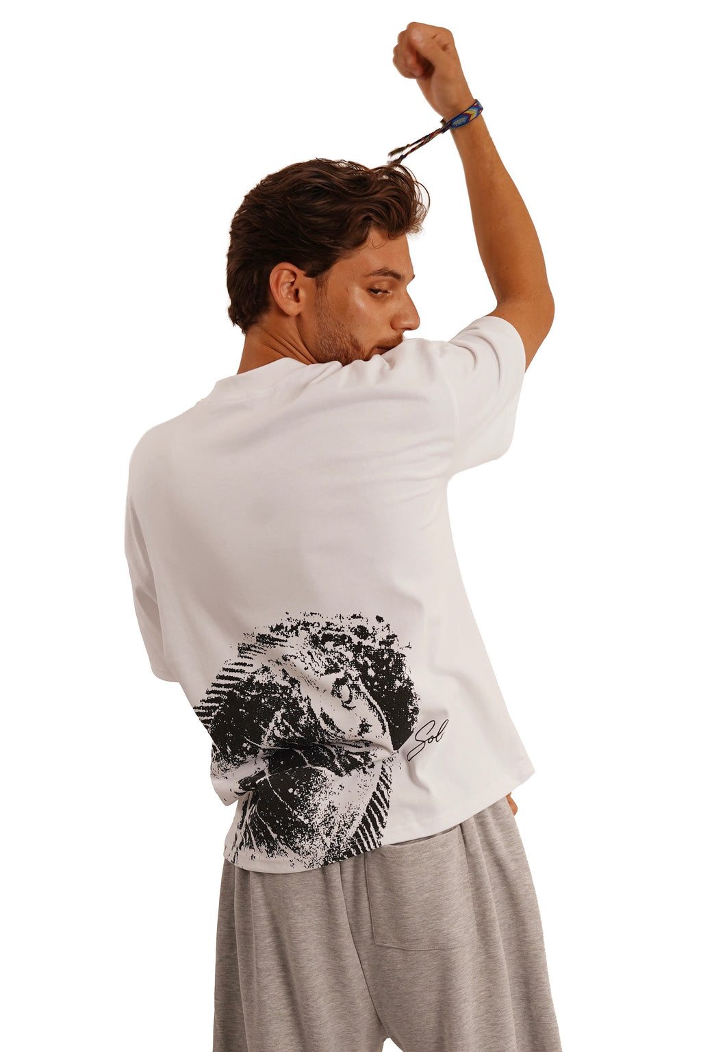 WHITE HEAVY WEIGHT COTTON T-SHIRT