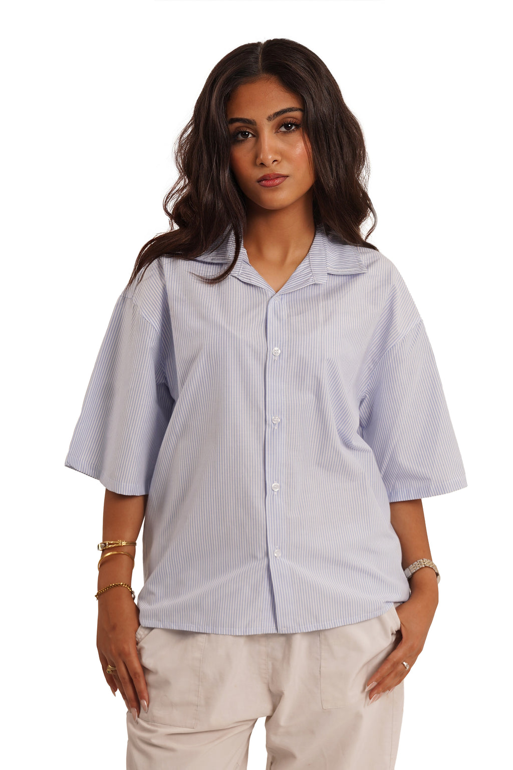 BABY BLUE CLASSIC POPLIN SHIRT